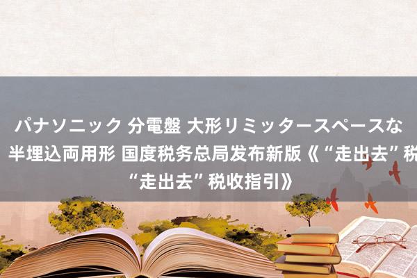 パナソニック 分電盤 大形リミッタースペースなし 露出・半埋込両用形 国度税务总局发布新版《“走出去”税收指引》