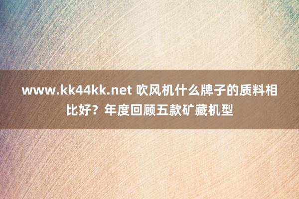 www.kk44kk.net 吹风机什么牌子的质料相比好？年度回顾五款矿藏机型