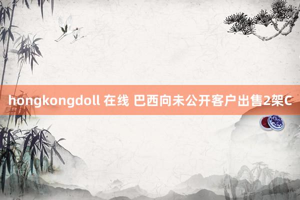 hongkongdoll 在线 巴西向未公开客户出售2架C