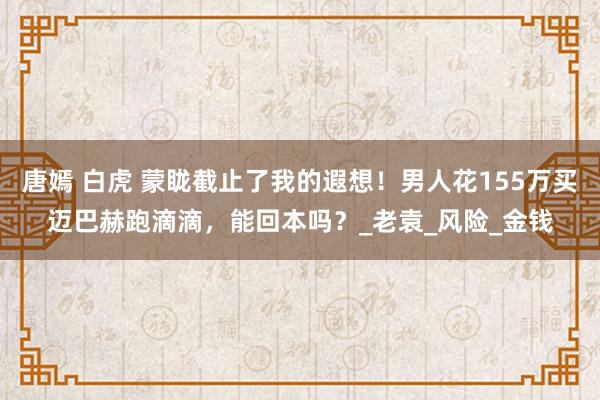 唐嫣 白虎 蒙眬截止了我的遐想！男人花155万买迈巴赫跑滴滴，能回本吗？_老袁_风险_金钱